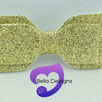 Hair Bows - Glitter (Plain)