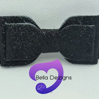 Hair Bows - Glitter (Plain)