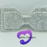 Hair Bows - Glitter (Plain)