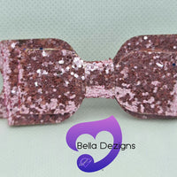 Hair Bows - Glitter (Plain)