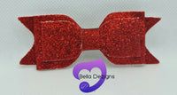 Hair Bows - Glitter (Plain)
