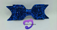 Hair Bows - Glitter (Plain)
