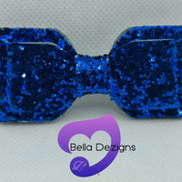 Hair Bows - Glitter (Plain)