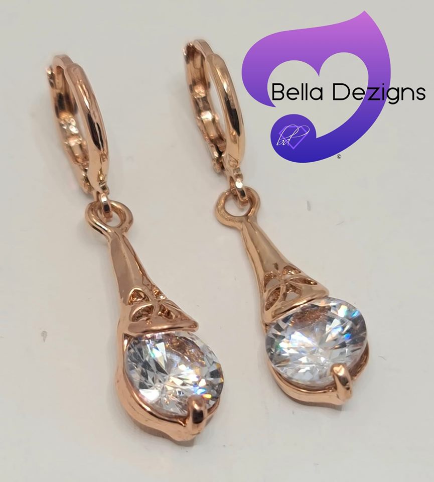 Earrings - 14K Rose Gold Filled Loop Drop