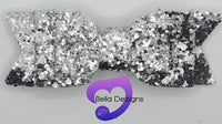 Hair Bows - Glitter (Plain)
