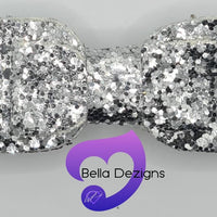 Hair Bows - Glitter (Plain)