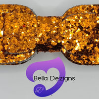 Hair Bows - Glitter (Plain)