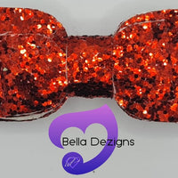 Hair Bows - Glitter (Plain)
