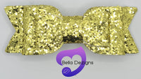 Hair Bows - Glitter (Plain)
