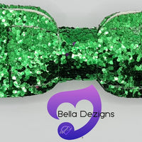 Hair Bows - Glitter (Plain)