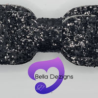 Hair Bows - Glitter (Plain)