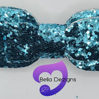 Hair Bows - Glitter (Plain)