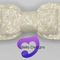 Hair Bows - Glitter (Plain)
