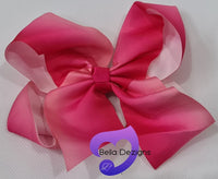 Hair Bows - 6 INCH Fashion Bows (Ribbon)
