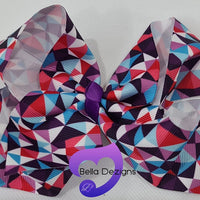 Hair Bows - 6 INCH Fashion Bows (Ribbon)