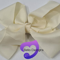Hair Bows - 6 INCH Fashion Bows (Ribbon)