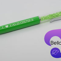 Crystal Stylus Touch Screen Ballpoint Pens - I ♡ CALISTHENICS