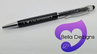 Crystal Stylus Touch Screen Ballpoint Pens - I ♡ CALISTHENICS
