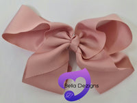 Hair Bows - 6 INCH Fashion Bows (Ribbon)
