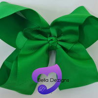 Hair Bows - 6 INCH Fashion Bows (Ribbon)