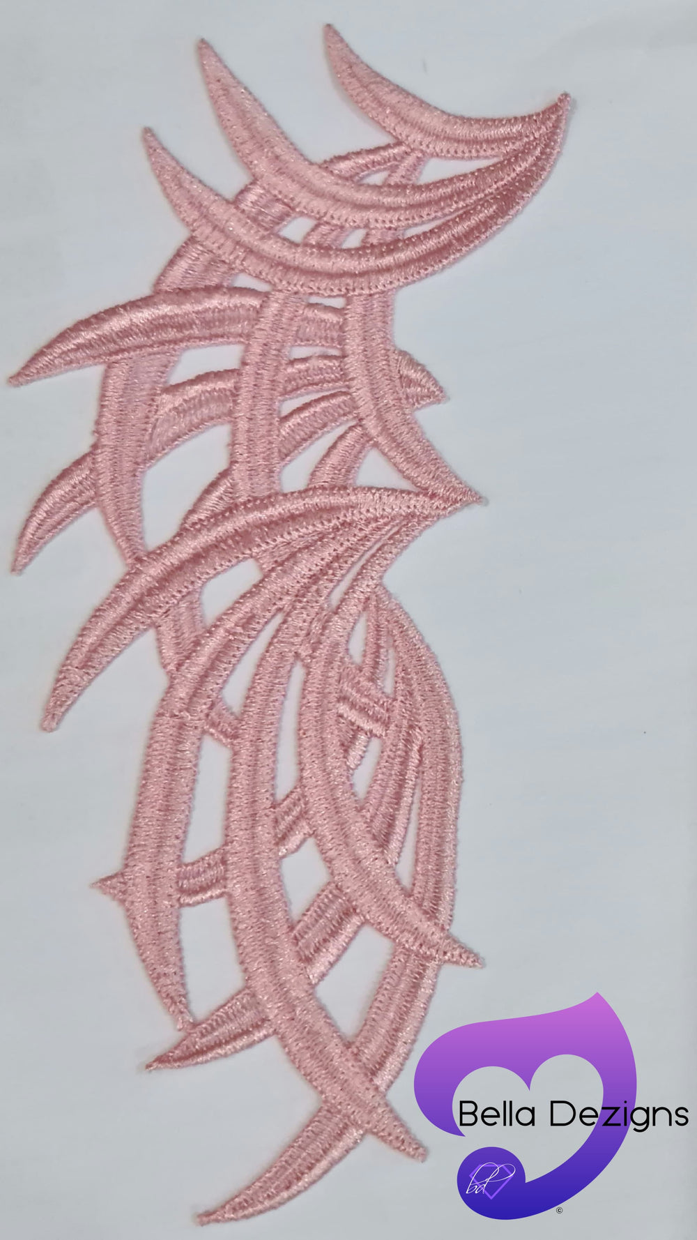 LIGHT PINK - Lace Applique Motif - Venise Lace (Sticks)