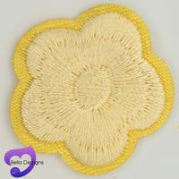 Applique Motif Patch Pieces - Medium Flowers (VARIOUS COLOURS)