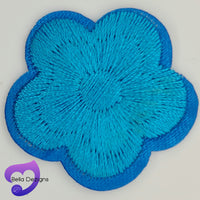 Applique Motif Patch Pieces - Medium Flowers (VARIOUS COLOURS)