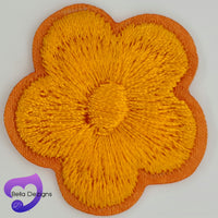 Applique Motif Patch Pieces - Medium Flowers (VARIOUS COLOURS)