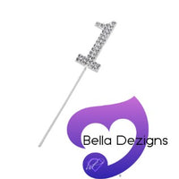 CAKE TOPPER - Rhinestone Numbers