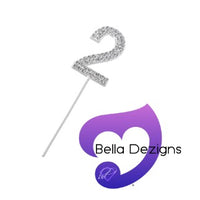 CAKE TOPPER - Rhinestone Numbers
