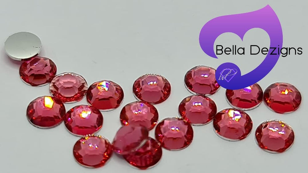 ROSE - Resin Flatback Rhinestones