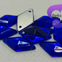 SAPPHIRE - 15x9mm Acrylic Diamond Flatback Rhinestone