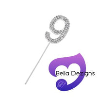 CAKE TOPPER - Rhinestone Numbers