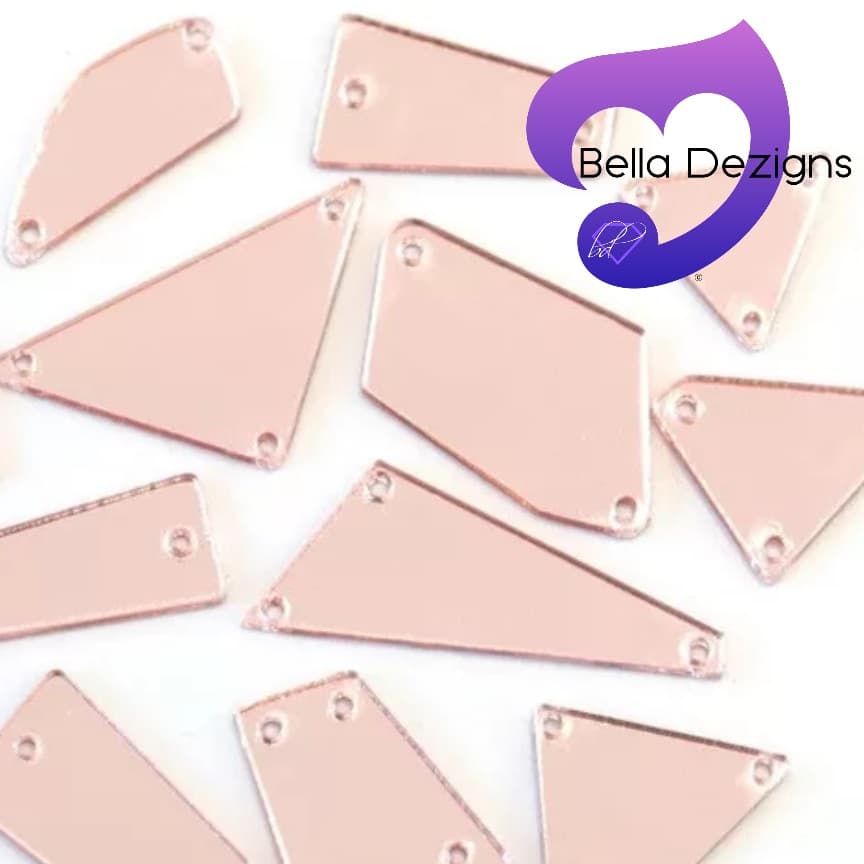 LIGHT ROSE - Acrylic Mirror Pieces