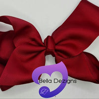 Hair Bows - 6 INCH Fashion Bows (Ribbon)