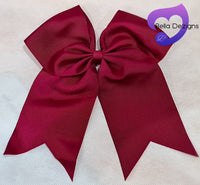 Hair Bows - Cheer Bow (Single Bow - Ribbon)
