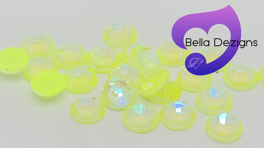 CITRINE AB (LUMINOUS) - Non Hotfix Flatback Crystal Rhinestones