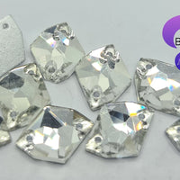 CRYSTAL CLEAR (COSMIC) - Non Hotfix Flatback Crystal Rhinestones