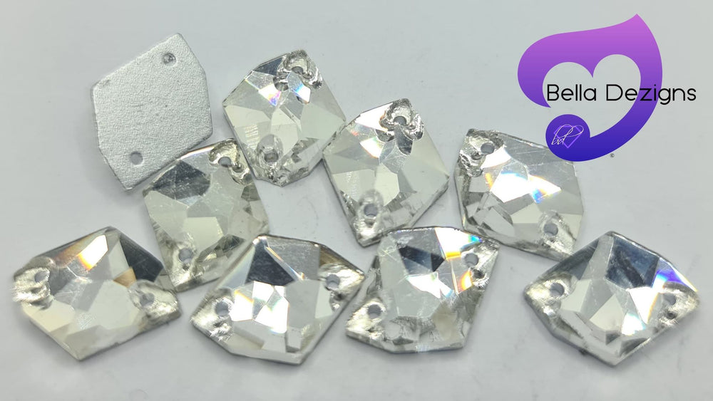 CRYSTAL CLEAR (COSMIC) - Non Hotfix Flatback Crystal Rhinestones