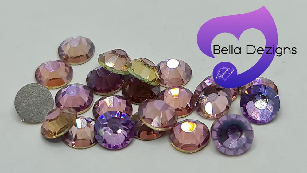 CYAN VITRAIL - Non Hotfix Flatback Crystal Rhinestones