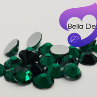 EMERALD - Non Hotfix Flatback Crystal Rhinestones