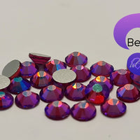 FUCHSIA AB - Non Hotfix Flatback Crystal Rhinestones