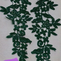 GREEN - Lace Applique Motifs - Spirals