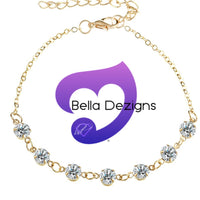 Anklets - Boho Diamante Anklet