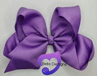 Hair Bows - 6 INCH Fashion Bows (Ribbon)
