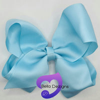 Hair Bows - 6 INCH Fashion Bows (Ribbon)