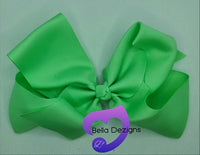 Hair Bows - 6 INCH Fashion Bows (Ribbon)
