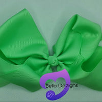 Hair Bows - 6 INCH Fashion Bows (Ribbon)
