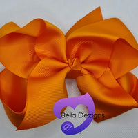 Hair Bows - 6 INCH Fashion Bows (Ribbon)