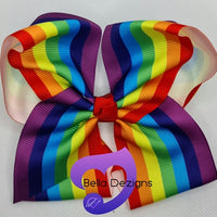 Hair Bows - 6 INCH Fashion Bows (Ribbon)